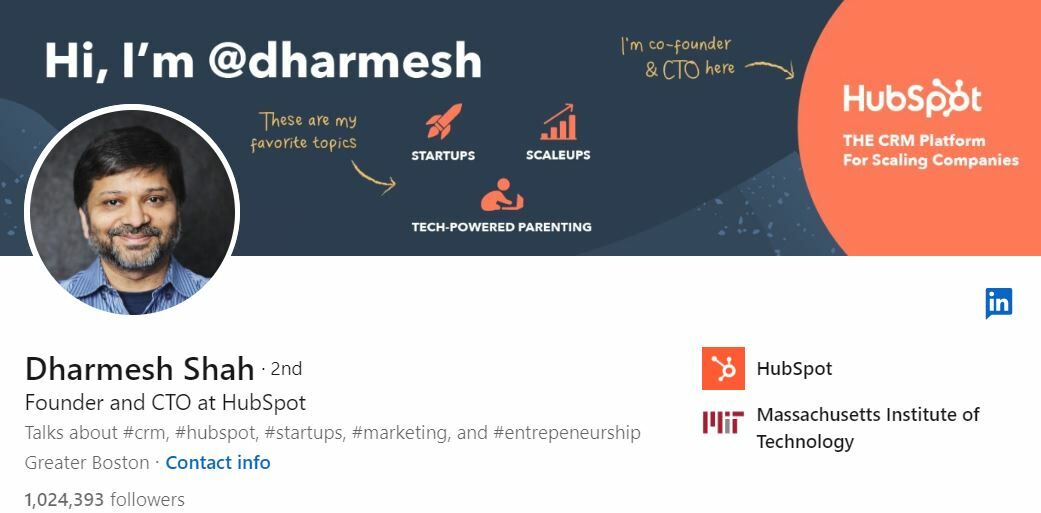 30 SEO Experts and Influencers to Follow| Dharmesh Shah.