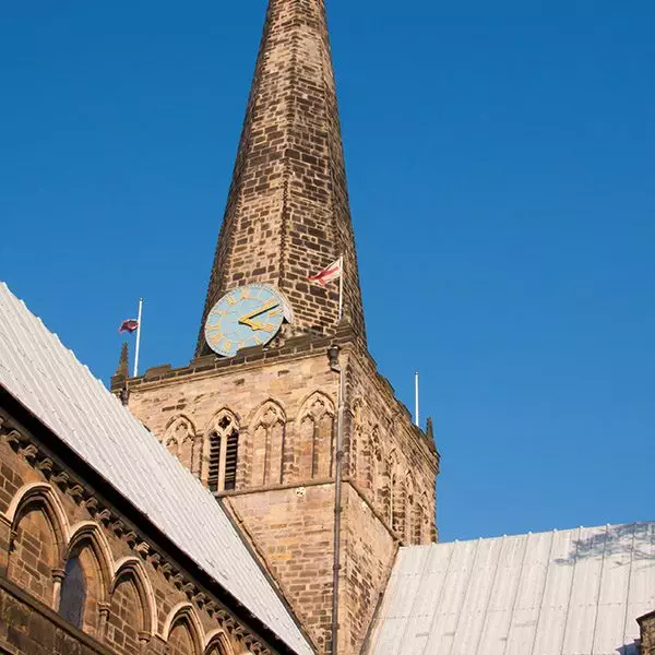St. Cuthberts church spire in Darlington