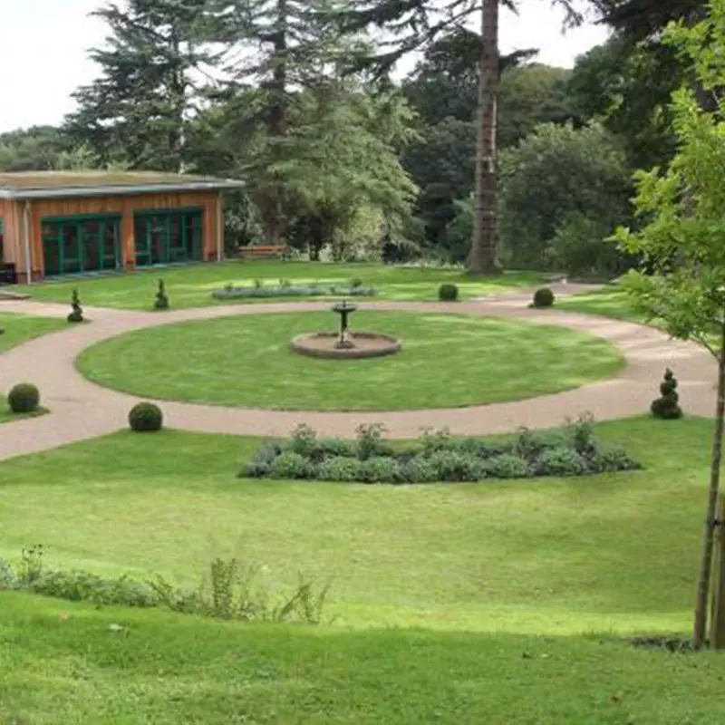 Photo of a garden area in Wepre Park