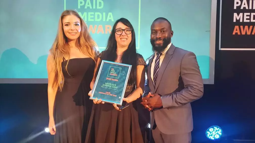 LOCALiQ wins a silver award at the UK Paid Media Awards